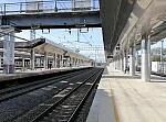 станция Апрелевка: Вид с новой первой платформы в нечётном направлении