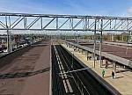 станция Апрелевка: Новая вторая платформа, вид в нечётном направлении