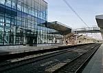 станция Апрелевка: Новая вторая платформа, вид с первой платформы в нечётном направлении