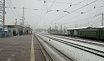 станция Нара: Вид с платформы № 1 в сторону Москвы