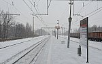 станция Латышская: Вид с платформы в сторону Калуги