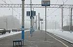 станция Латышская: Таблички "Остановка первого вагона" для составов разной длины