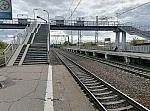 станция Балабаново: Вид с второй платформы в нечётном направлении
