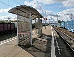 станция Ворсино: Пассажирский павильон, вид в нечётном направлении
