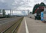 станция Малоярославец: Вид с первой платформы в нечётном направлении