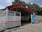 станция Малоярославец: Вход в турникетный павильон у первой платформы