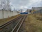 станция Малоярославец: Подъездные пути к заводу стальных конструкций, вид на восток