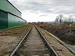 станция Малоярославец: Подъездной путь к индустриальному комплексу ООО «Агрисовгаз» №2, вид на юго-запад
