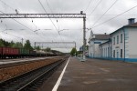 станция Калуга II: Вид с 1-й платформы в сторону Москвы