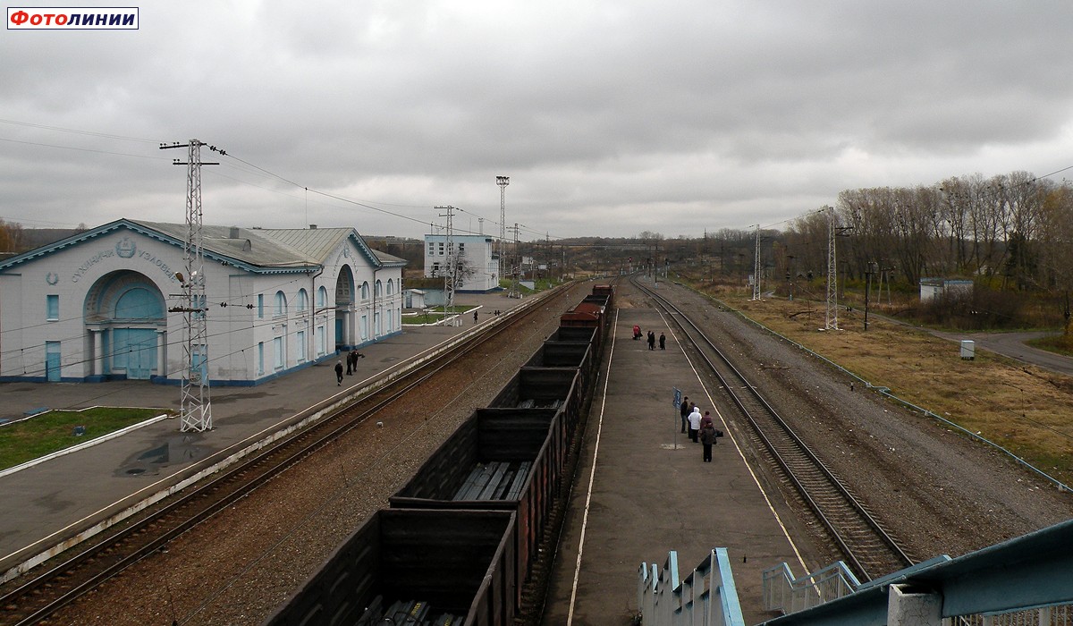 Южная сторона (линия Москва - Брянск), вид в сторону Москвы
