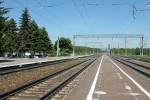 станция Судимир: Вид в сторону Сухиничей
