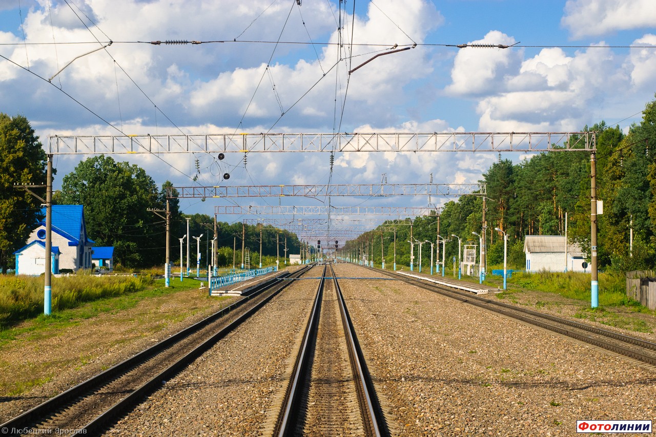 Платформы, вид в сторону Москвы
