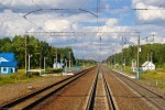 станция Козелкино: Платформы, вид в сторону Москвы