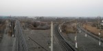 станция Полпинская: Пути от чётной (южной) горловины, вид в сторону Брянска-II