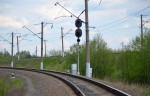 станция Полпинская: Входной светофор ЧБ