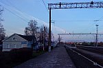 станция Полпинская: Вид станции в северном/чётном направлении