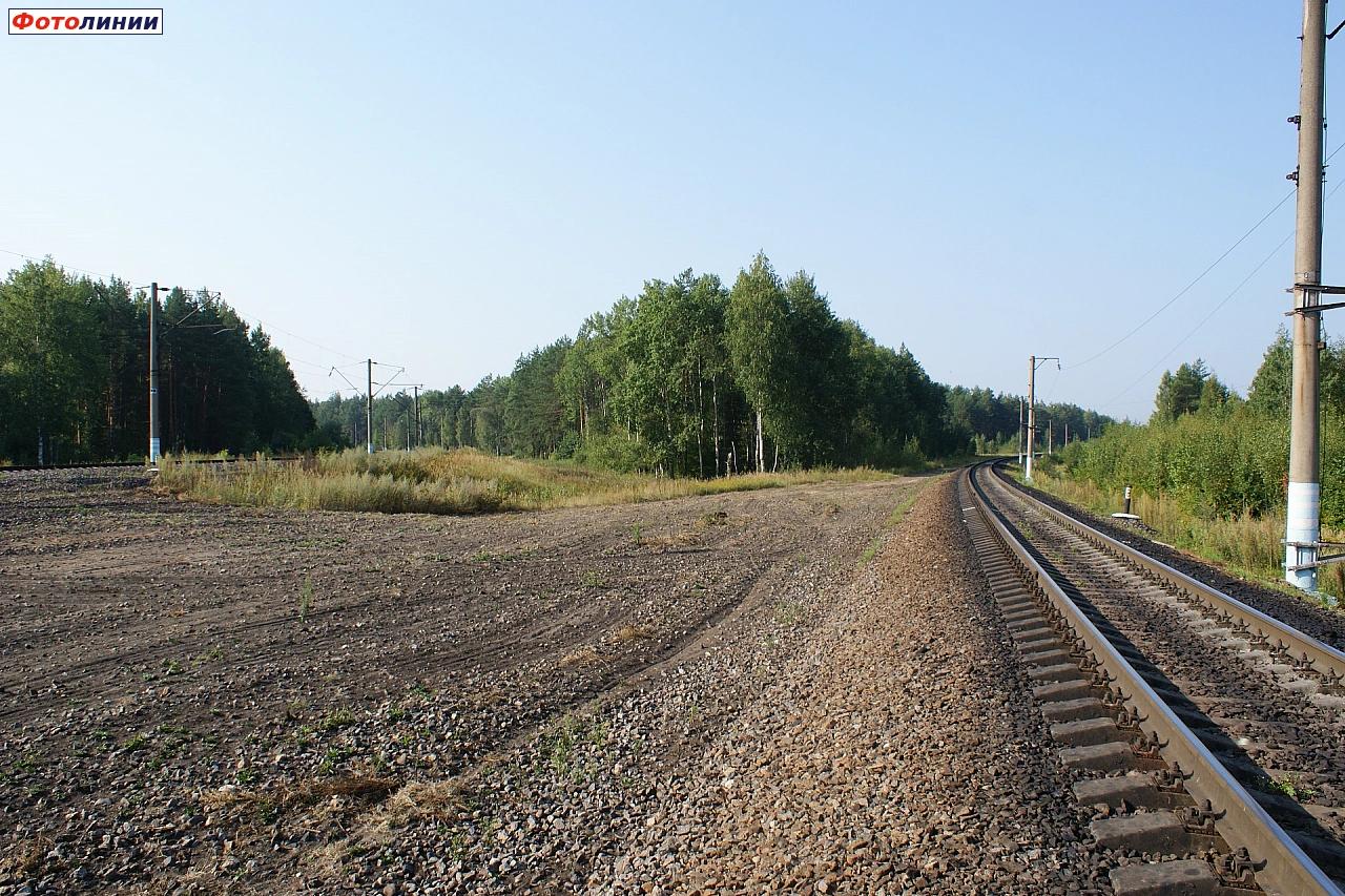 Справа направление на Гомель, слева - на Киев