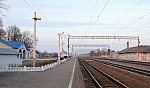 станция Кокоревка: Вид с платформы в сторону Суземки