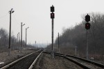 станция Соковнинка: Выходные светофоры Н1, Н3 и начало двухпутного участка