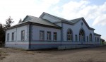 станция Дмитриев-Льговский: Пассажирское здание, вид с обратной стороны