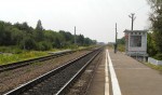 станция Снижа: Вид с платформы в сторону Арбузово