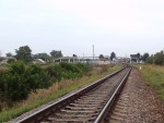 станция Льгов-Киевский: Вид на переходной мост в сторону Ворожбы и ст. Арбузово
