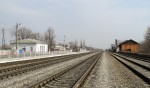 станция Дьяконово: Вид в сторону Курска