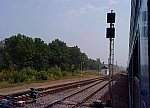станция Рассуха: Восточная/нечётная горловина. Выходные светофоры Ч2 и Ч3