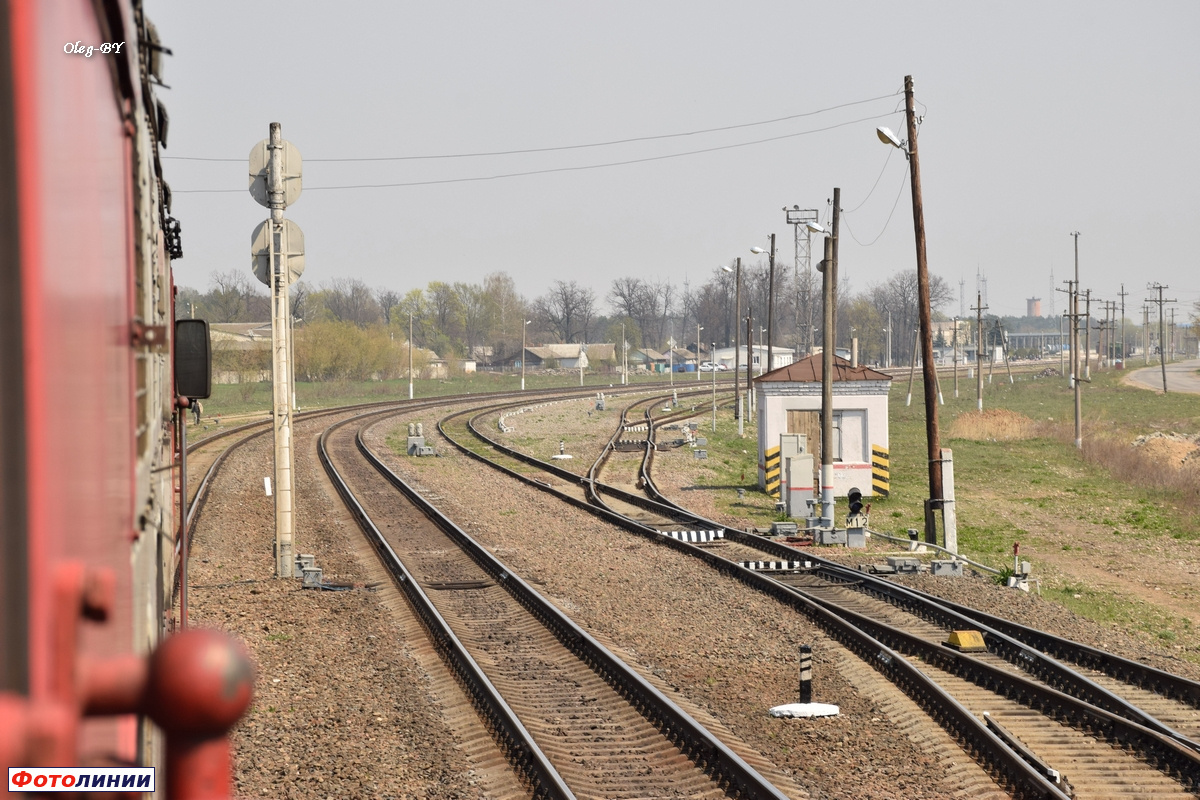 Вид из поезда со стороны Новозыбкова