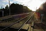 о.п. Рижский Пост: Вид в сторону Брянска (северные платформы)