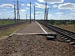 о.п. 5 км: Вид на платформу в сторону Брянска-Льговского