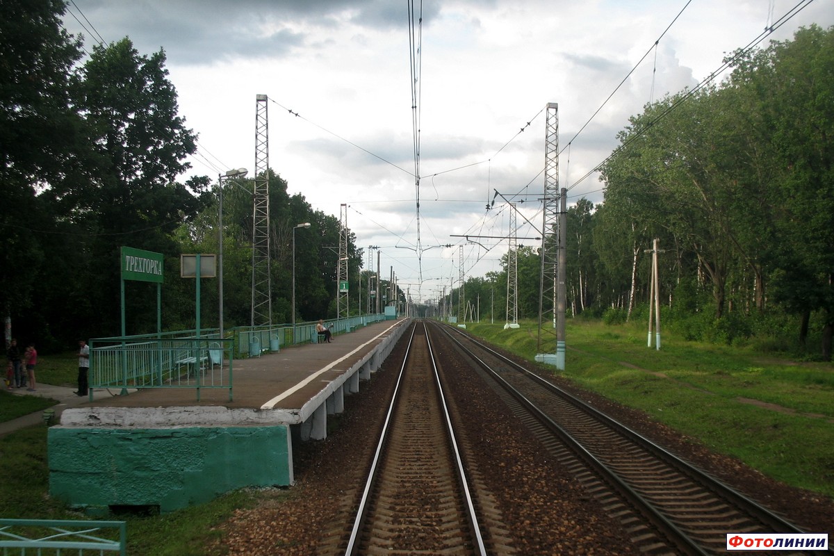 1-ая платформа, вид в сторону Москвы