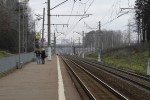 о.п. Пионерская: Вид с 1-й платформы в сторону Москвы