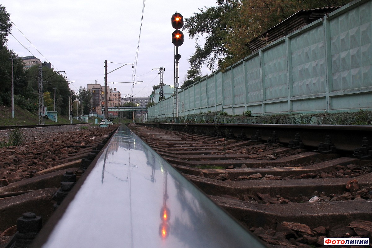 Входной светофор Н (со стороны Москвы-Савёловской)