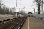 о.п. Сетунь: Вид со 2-й платформы в сторону Москвы