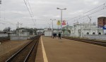 станция Голицыно: Вид с платформы № 1 в сторону Можайска