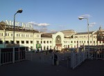 Белорусский вокзал с пригородного переходного моста