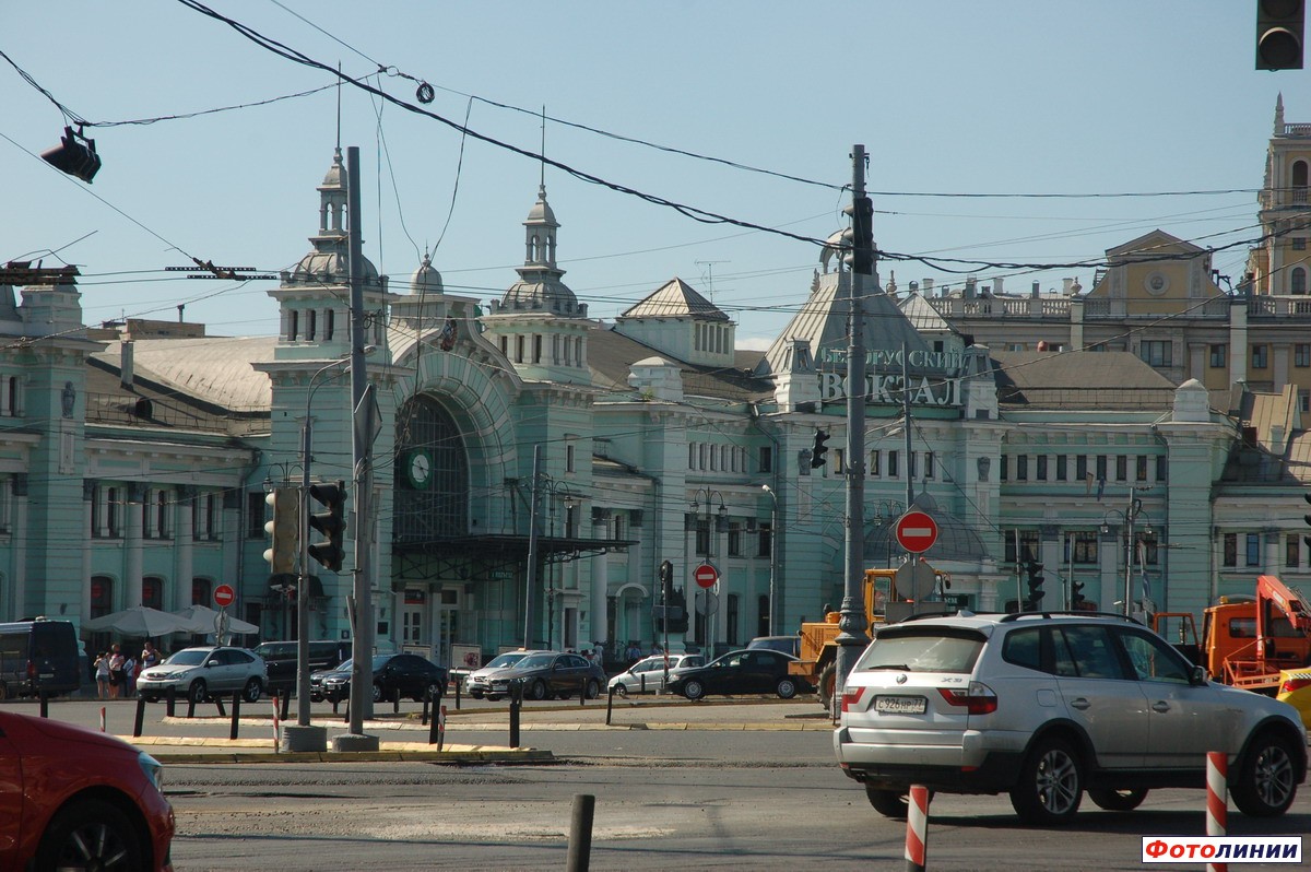 Вид вокзала со стороны города