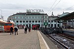 станция Москва-Пассажирская-Смоленская: Белорусский вокзал, вид со стороны тупиков
