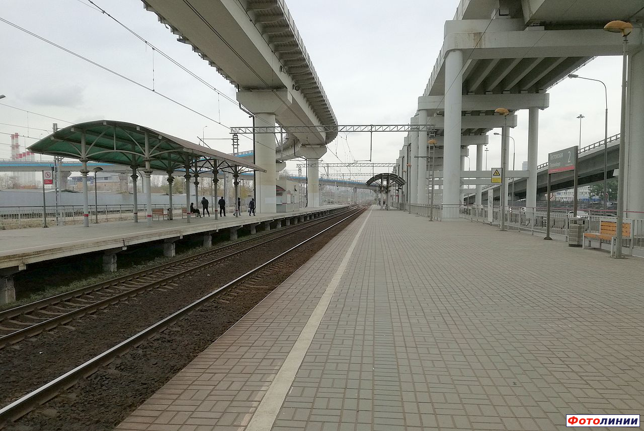 Вид в сторону Белорусского вокзала