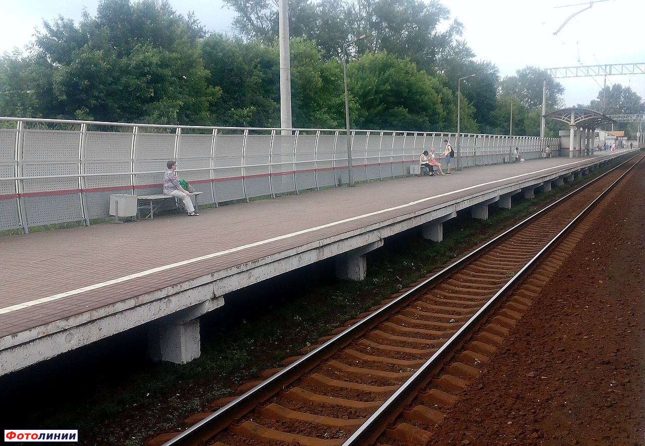 Прежняя первая платформа, вид в сторону Белорусского вокзала