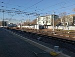 станция Москва-Пассажирская-Смоленская: Вид на северные пути с четвёртой платформы в нечётном направлении