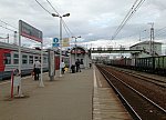 станция Голицыно: Вид с северной платформы в сторону Кубинки и Звенигорода