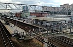 станция Одинцово: Вид с северо-восточного переходного моста в нечётном направлении