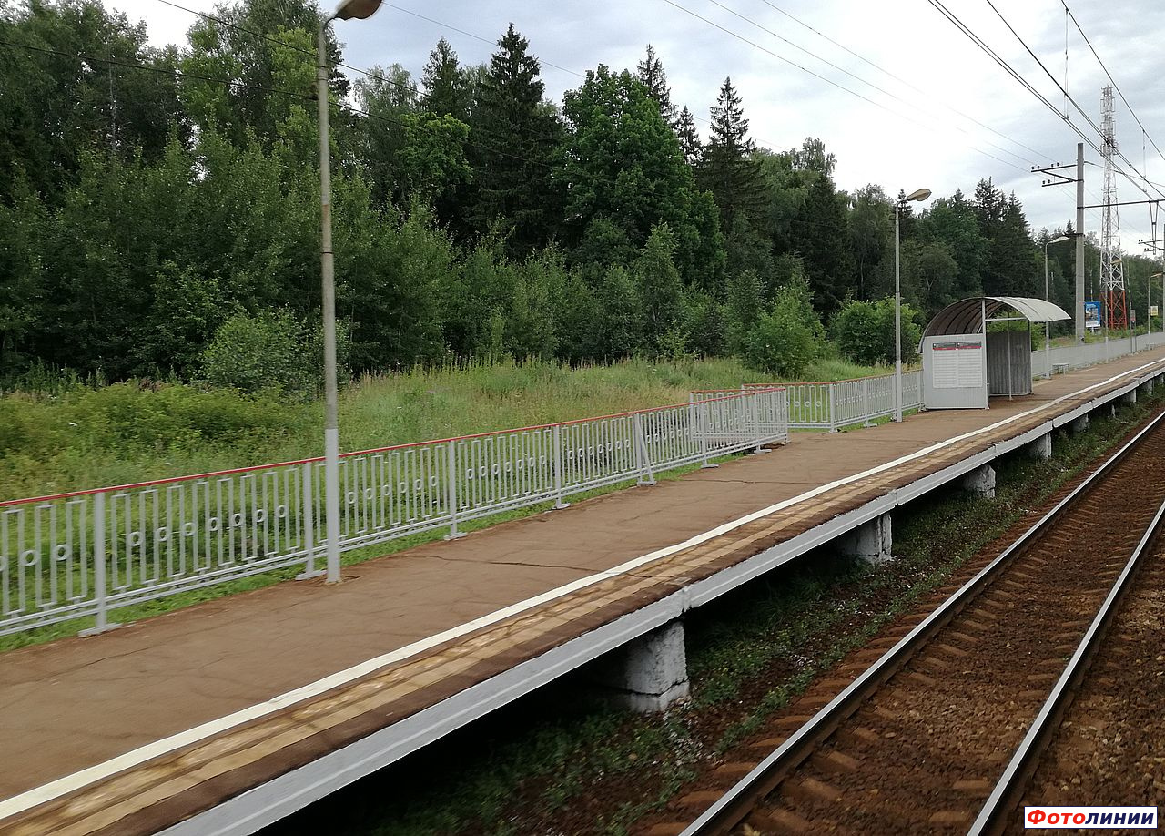 Первая платформа, вид в сторону Москвы