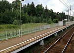 о.п. Дачное: Первая платформа, вид в сторону Москвы
