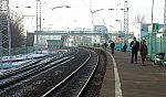 станция Фили: Вид с платформы № 1 в сторону Одинцово