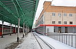 станция Москва-Пассажирская-Смоленская: Вид с платформы № 1 в сторону тупика