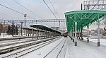 станция Москва-Пассажирская-Смоленская: Вид с платформы № 1 в сторону тупика