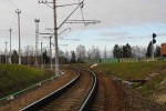 станция Звенигород: Вид в сторону ст. Голицыно